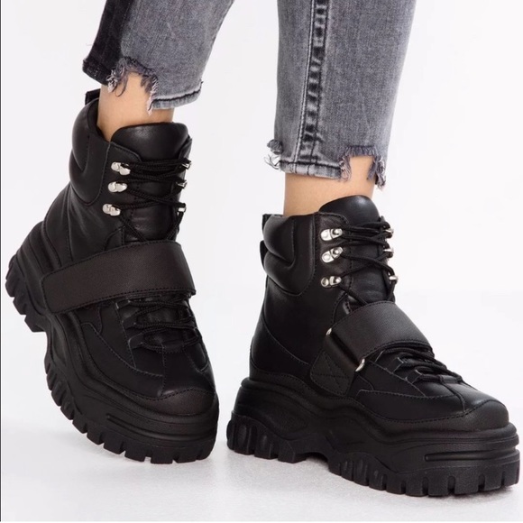 Jeffrey Campbell Shoes - Jeffrey Campbell Fonzie Boots Black Leather